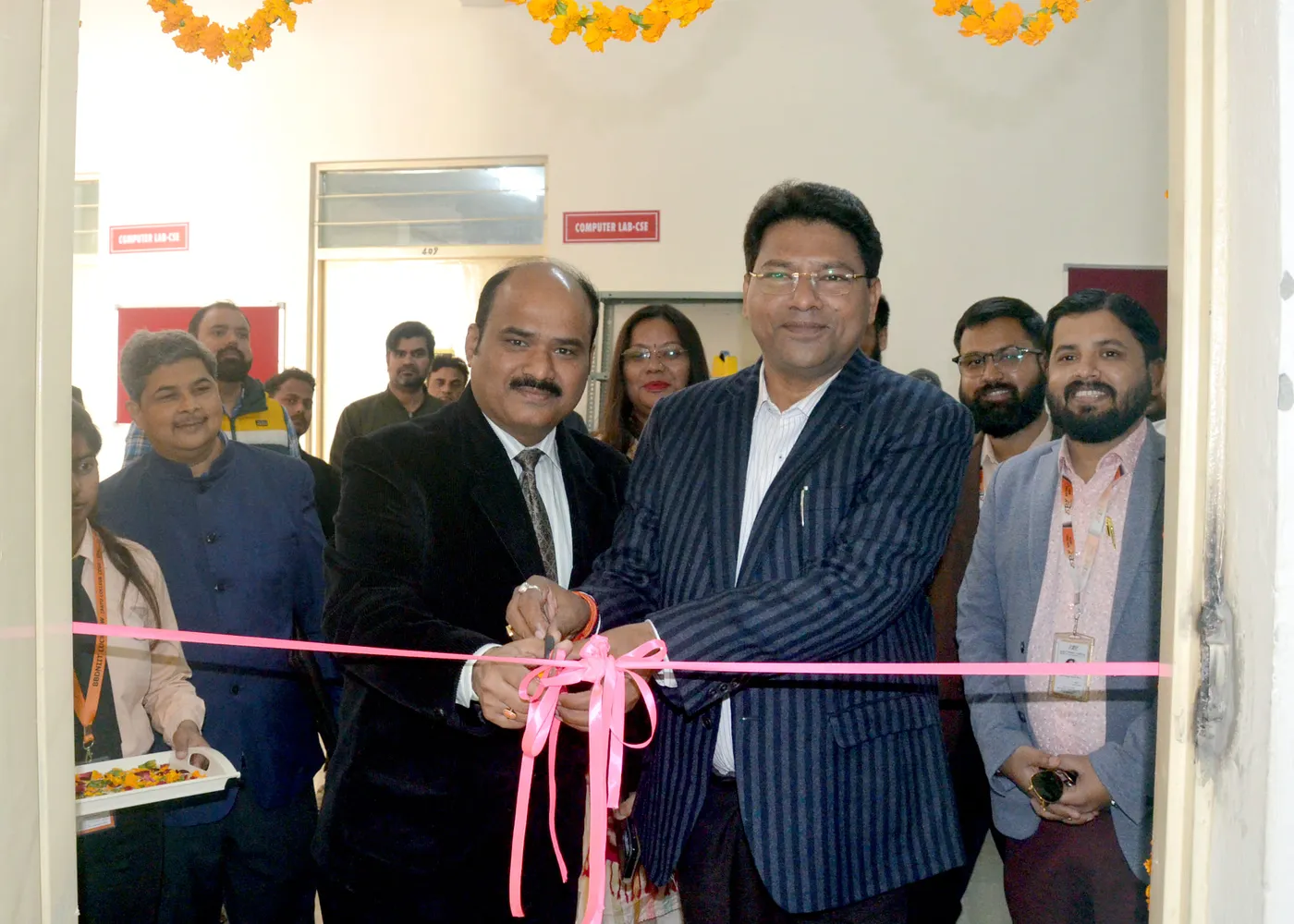 Ribbon cutting at the BBDNIIT Center of Excellence lab