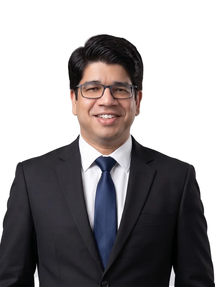 Studio portrait of Saad Abdullah.